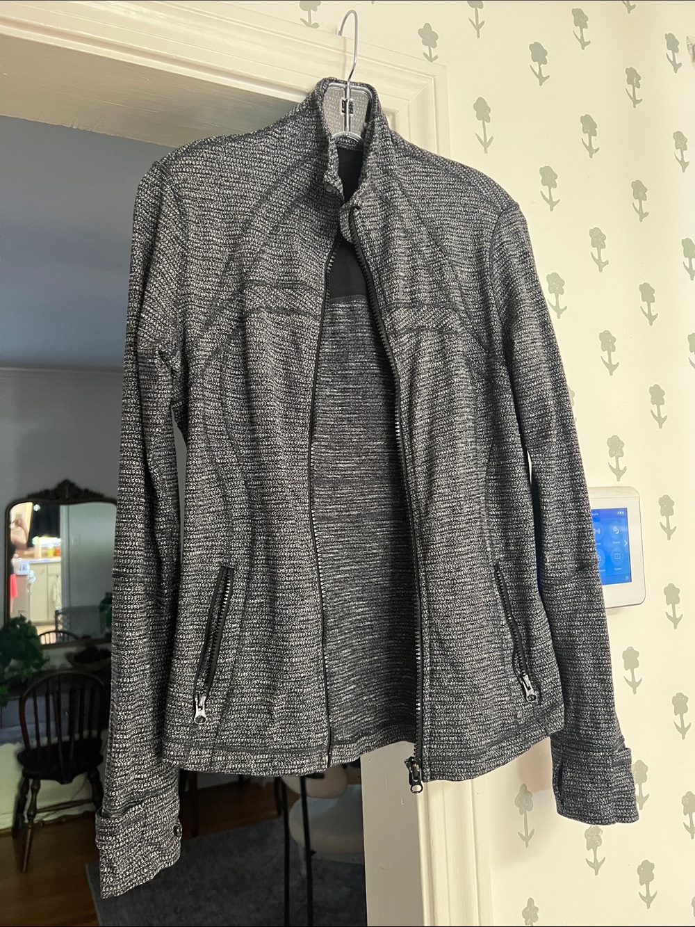 Lululemon Define jacket heathered grey black